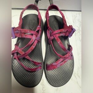 Chaco Women's Sandals with Black and Pink Straps